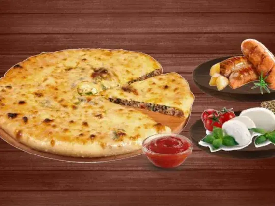 Осетинский пирог с мясом и картофелем
